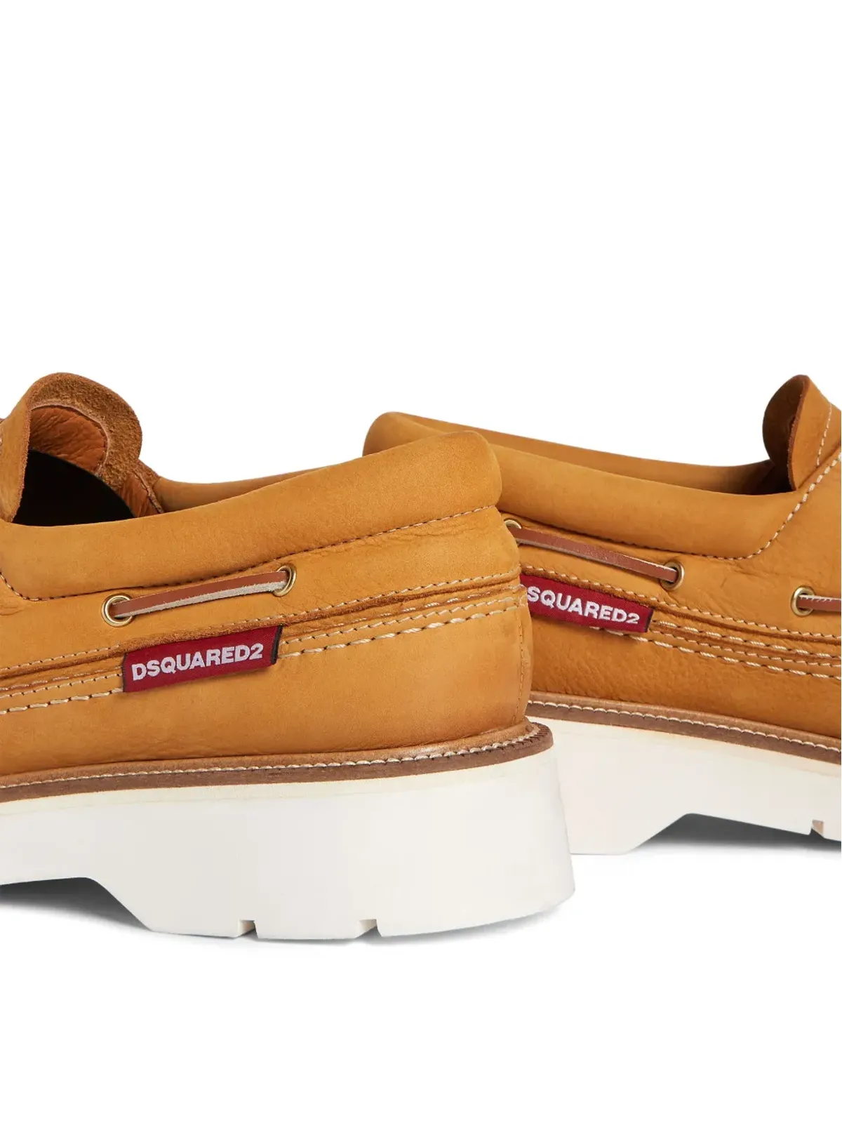 DSQUARED2 レースアップ レザー ボートシューズ - 画像4