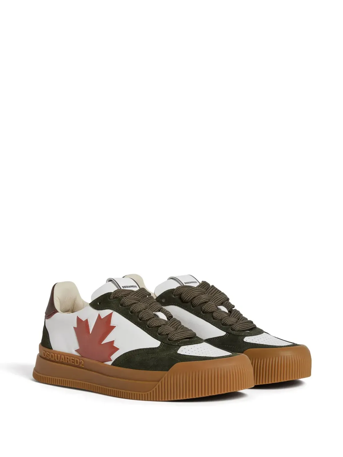 DSQUARED2 ロゴプリント ロー・トップスニーカー - White - 画像2