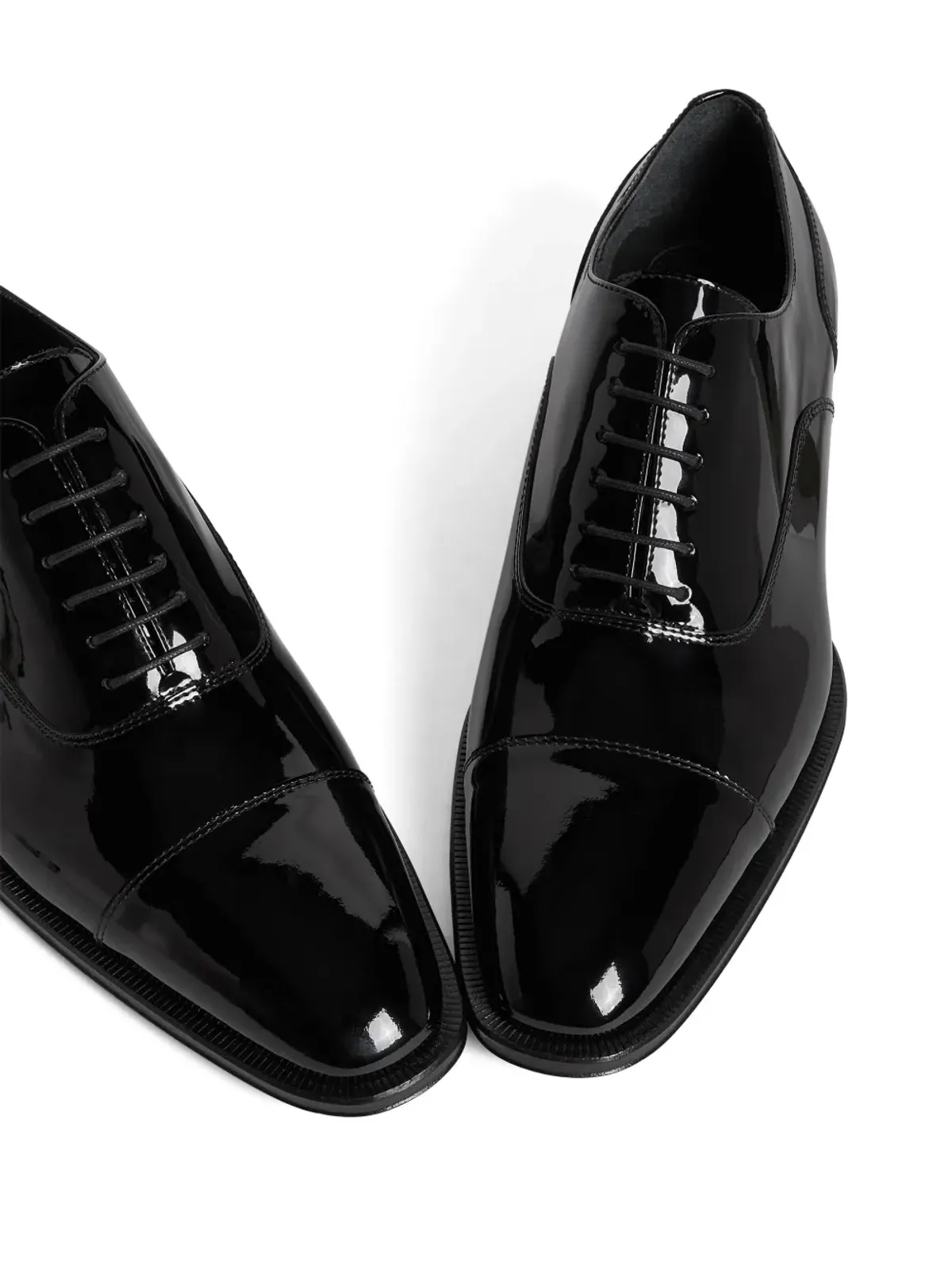 DSQUARED2 パテントレザー レースアップシューズ - ブラック - 画像4