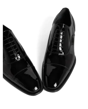 DSQUARED2 パテントレザー レースアップシューズ - ブラック - サムネイル4