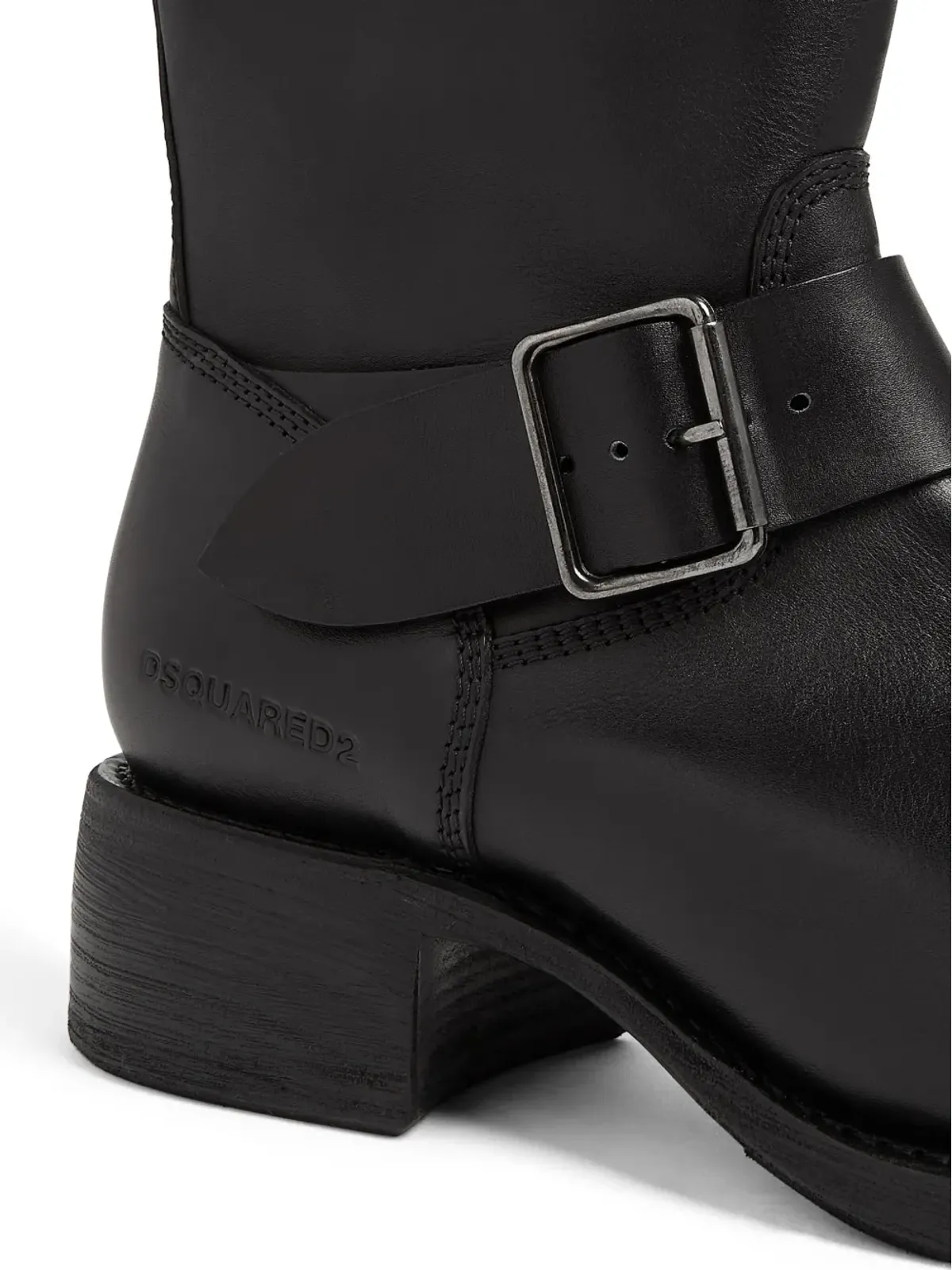 DSQUARED2 ロゴデボスド レザーブーツ - 画像4