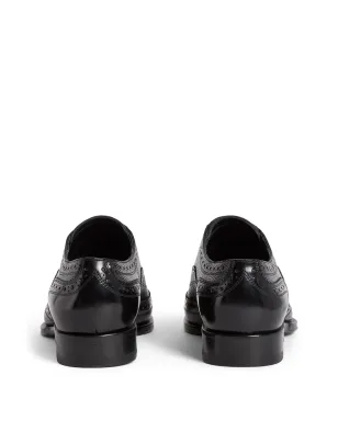 DSQUARED2 パンチングディテール レザーシューズ - ブラック - サムネイル3