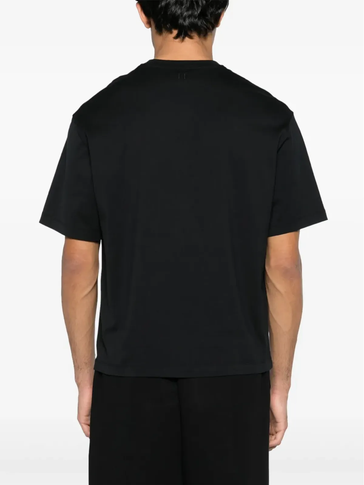 Neil Barrett ピアシングパッチ コットン Tシャツ ブラック - 画像4