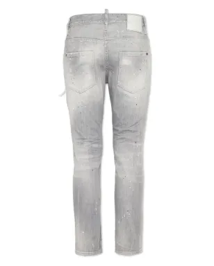 DSQUARED2 ダメージ加工ウォッシュドデニムジーンズ - グレー - サムネイル2