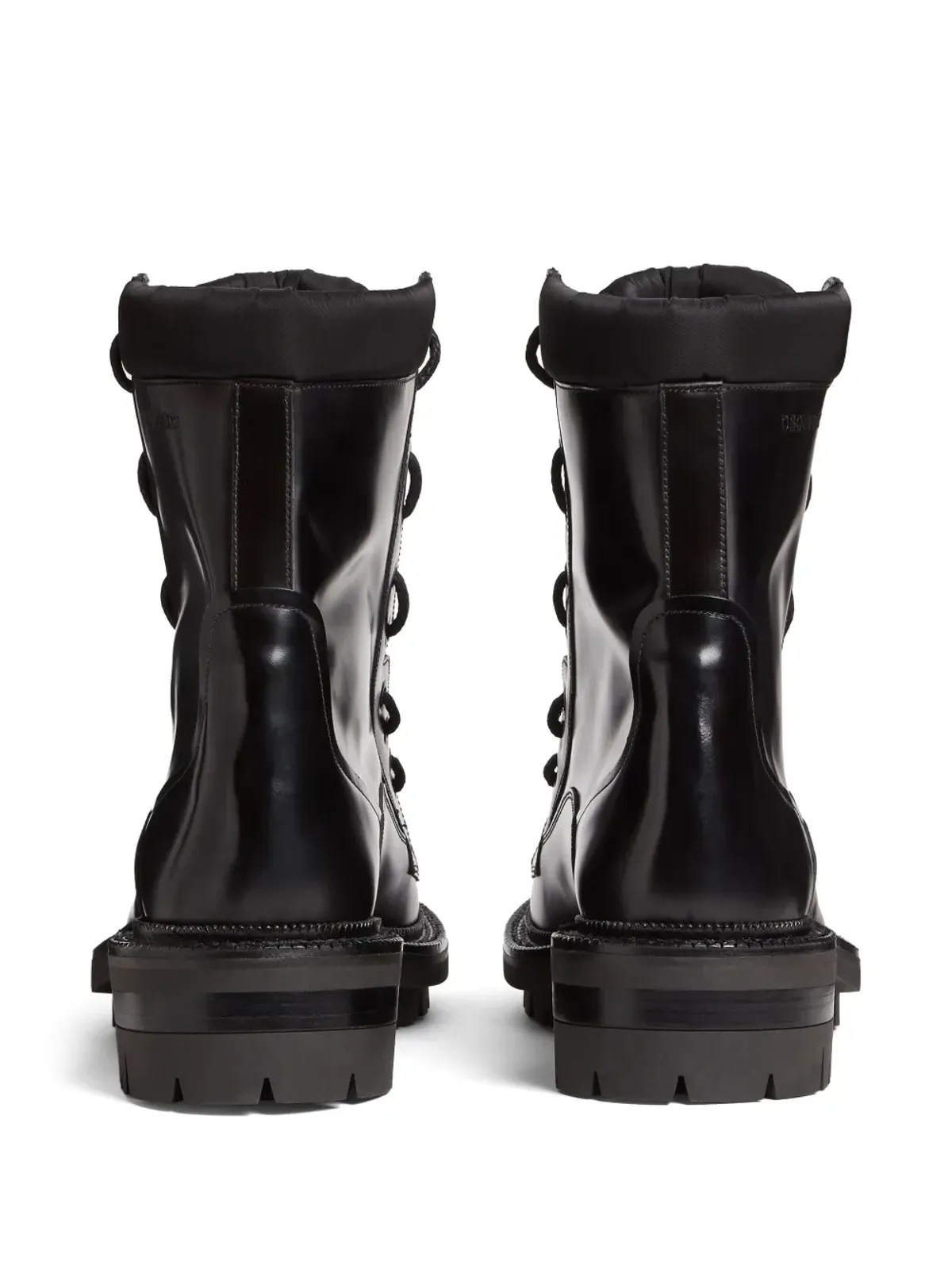 DSQUARED2 ジップアップ アンクルブーツ ブラック - 画像3