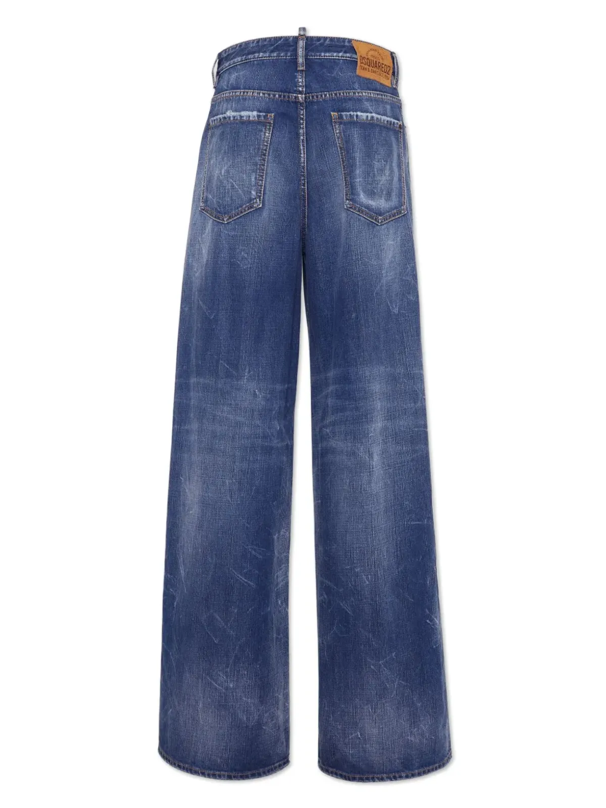 DSQUARED2 ハイライズ ワイドレッグ ジーンズ - ブルー - 画像2