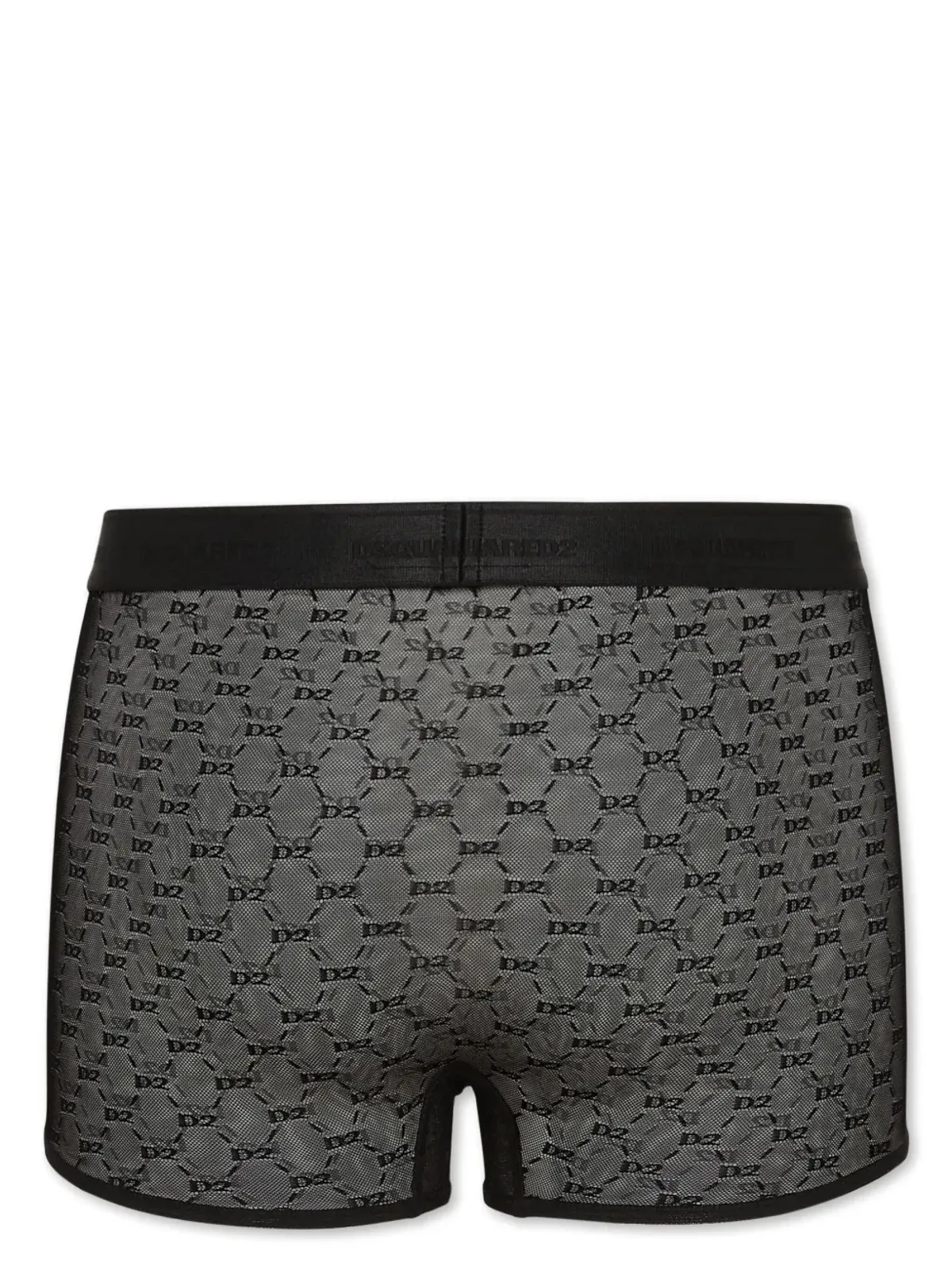 DSQUARED2 ロゴジャカード メッシュ ボクサー - ブラック - 画像2