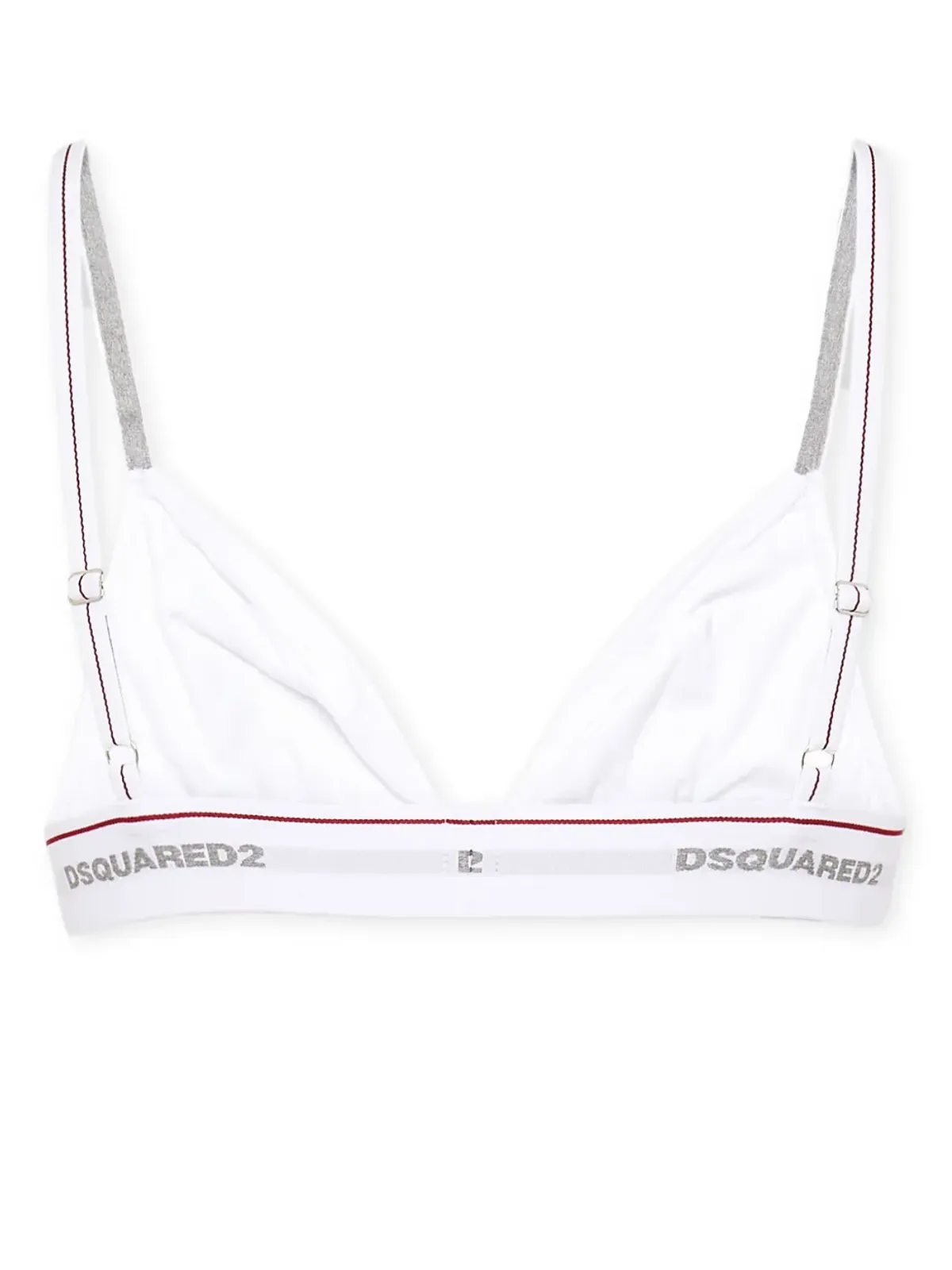 DSQUARED2 トライアングルカップ ジャージーブラジャー - ホワイト - 画像2
