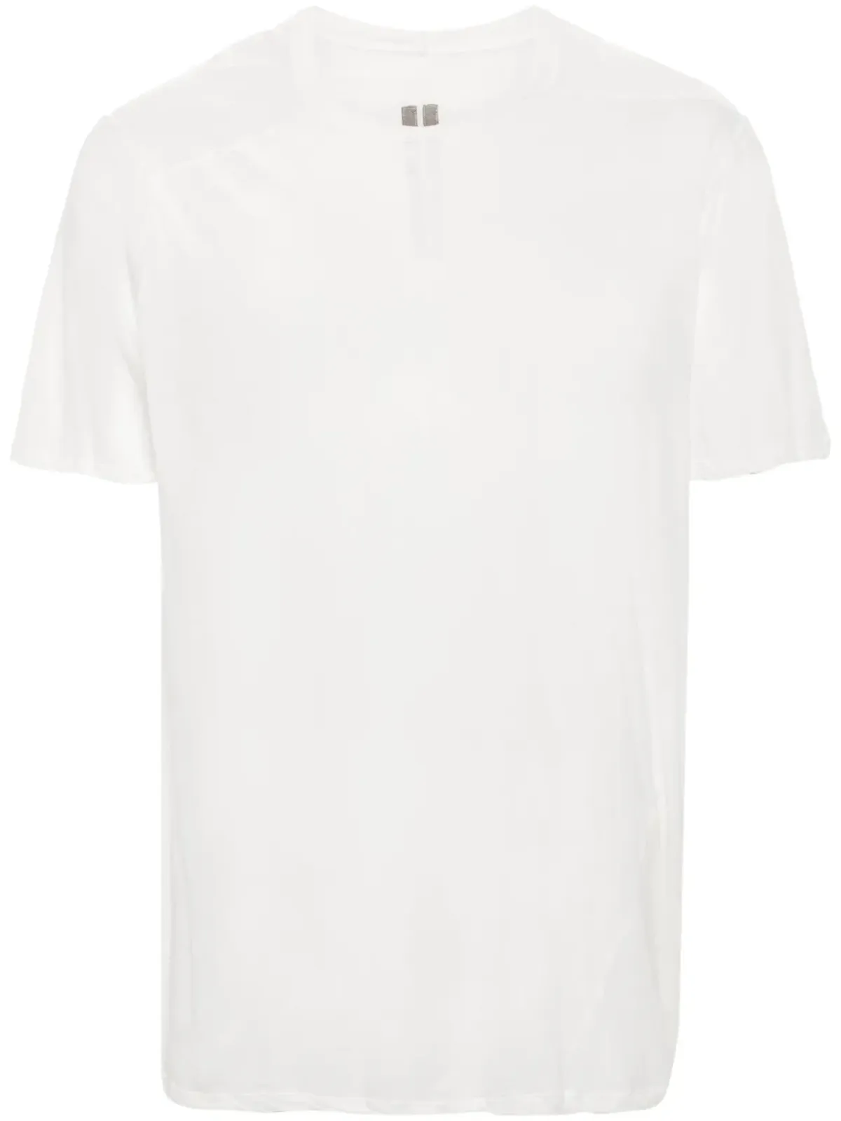Rick Owens DRKSHDW レベル コットン セミシアー Tシャツ - ホワイト - 画像1