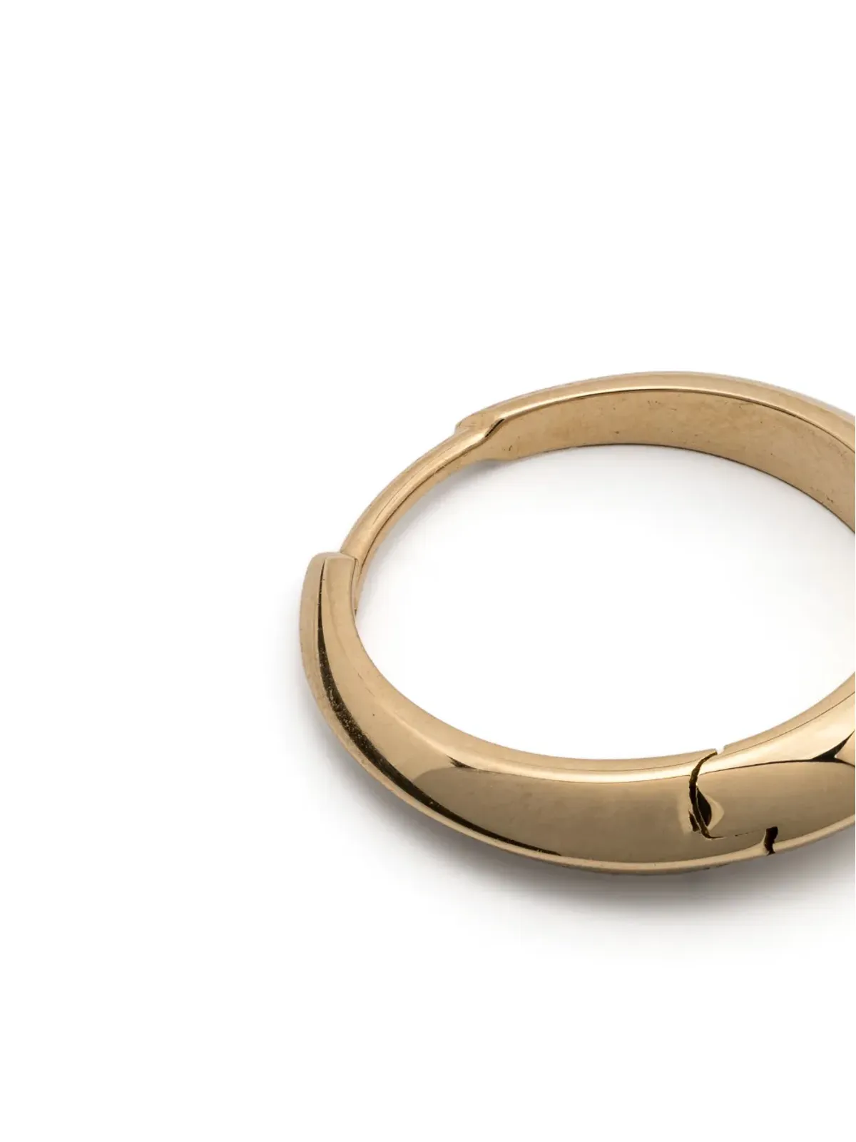 Lizzie Mandler Fine Jewelry 18kt イエローゴールド 三日月形フープピアス - 画像3