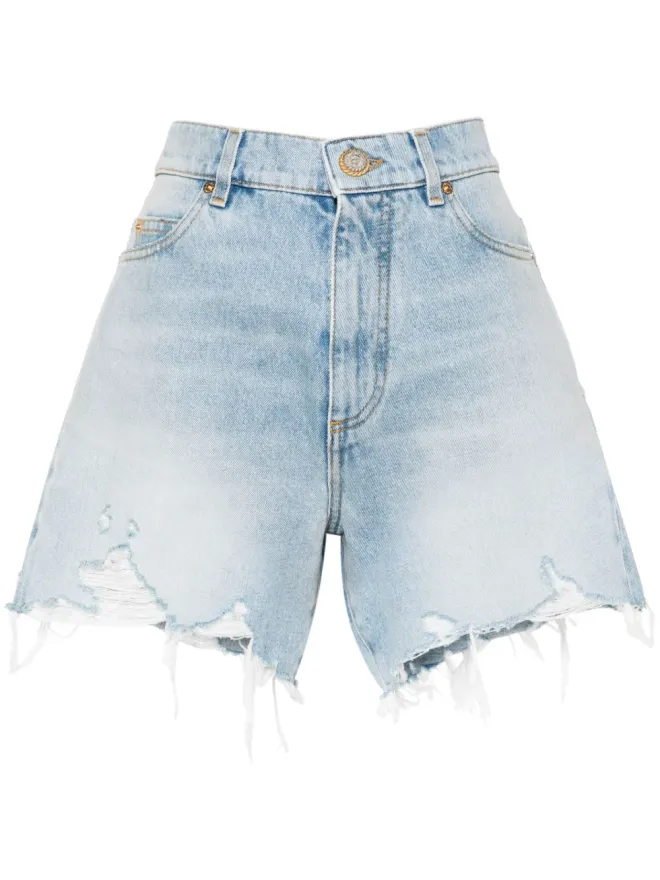 BALMAIN Balmain ハイライズデニムショーツの商品画像