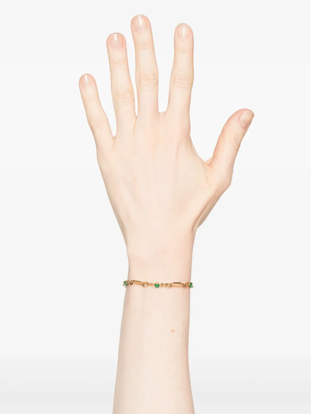 Lizzie Mandler Fine Jewelry 18K イエローゴールド エメラルド ブレスレット - 画像2