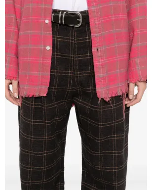 R13 ストレートレッグパンツ - ブラウン - サムネイル5