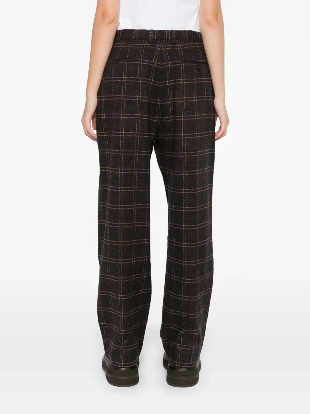 R13 ストレートレッグパンツ - ブラウン - 画像4