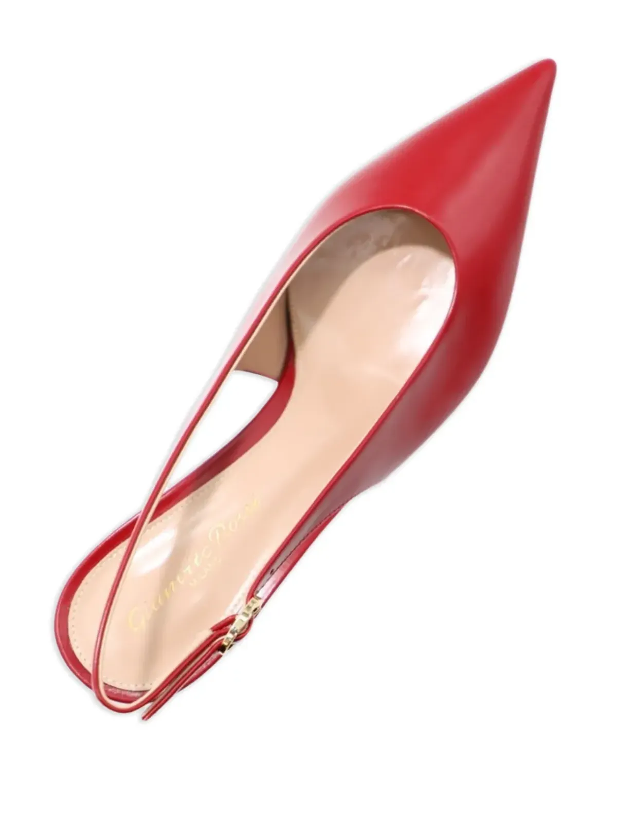Gianvito Rossi レザー スリングバックパンプス - レッド - 画像4