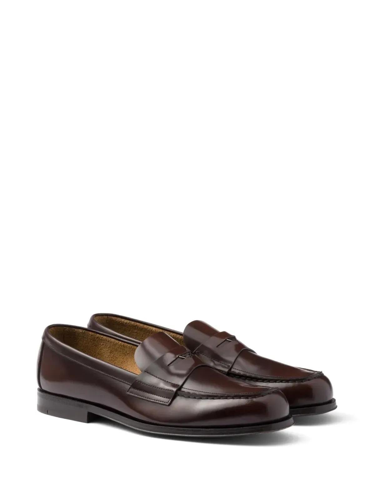Prada ペニースロット レザー ローファー - ブラウン - 画像2