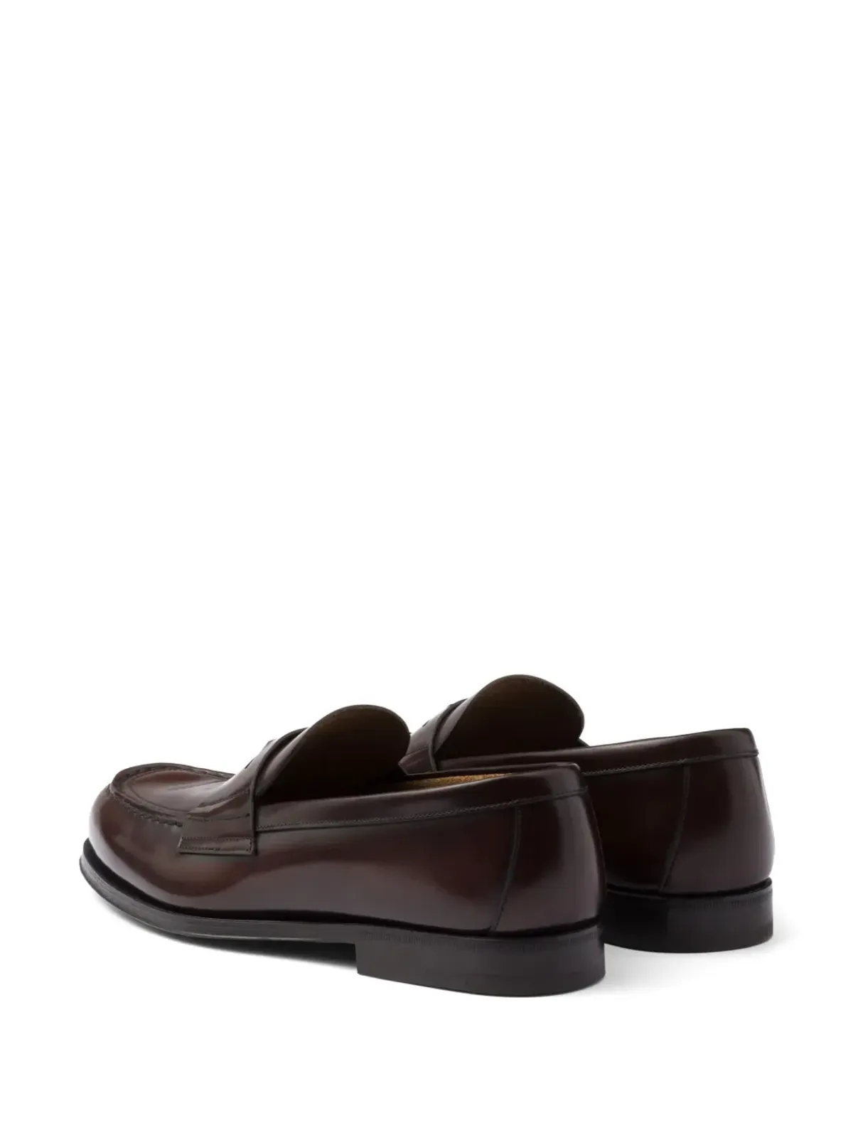 Prada ペニースロット レザー ローファー - ブラウン - 画像3