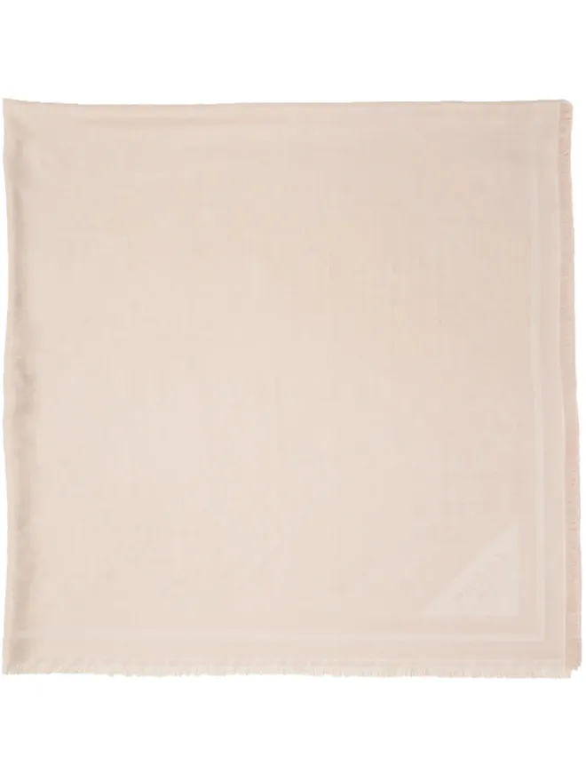 Prada Prada シンボル ジャカードショール - ニュートラルカラーの商品画像