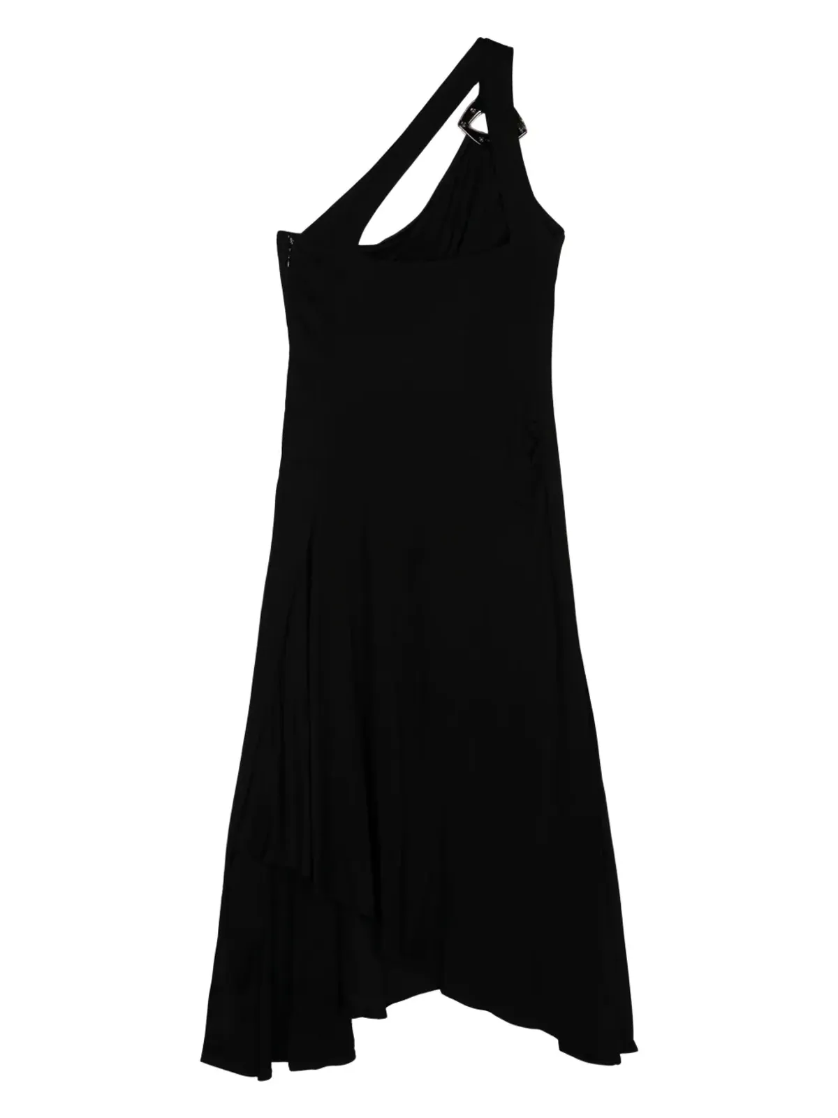 Sonia Rykiel リップモチーフ アシンメトリック ミディドレス - ブラック - 画像2