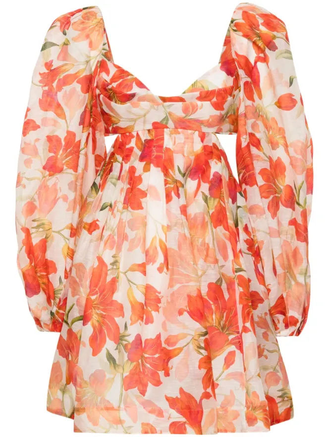 Zimmermann ZIMMERMANN トランクィリティ ミニドレス - オレンジの商品画像