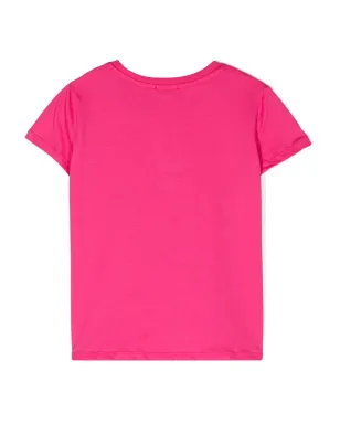 Pinko Kids ビーズロゴディテール コットンTシャツ - サムネイル2