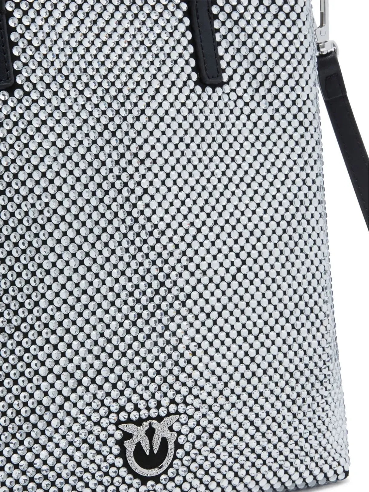 PINKO ミニラインストーン付き トートバッグ - 画像3