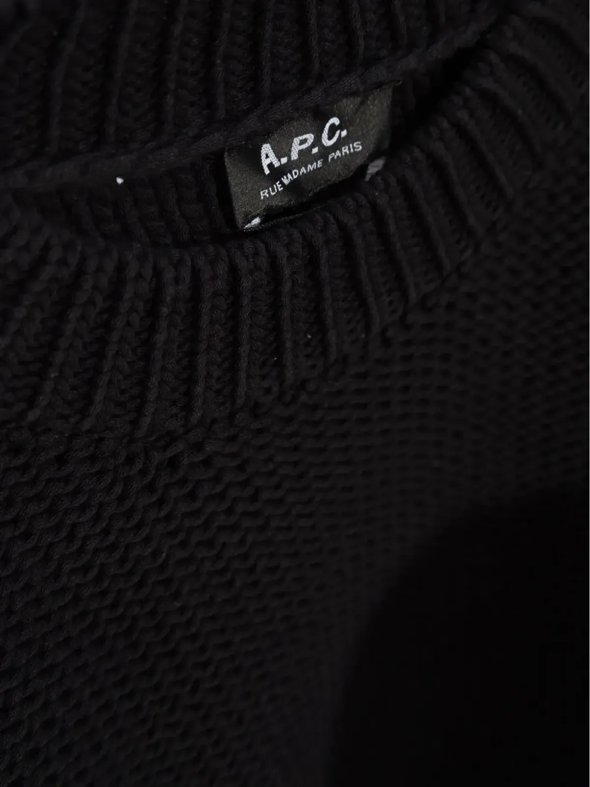 A.P.C. インガ セーター ブラック - 画像5