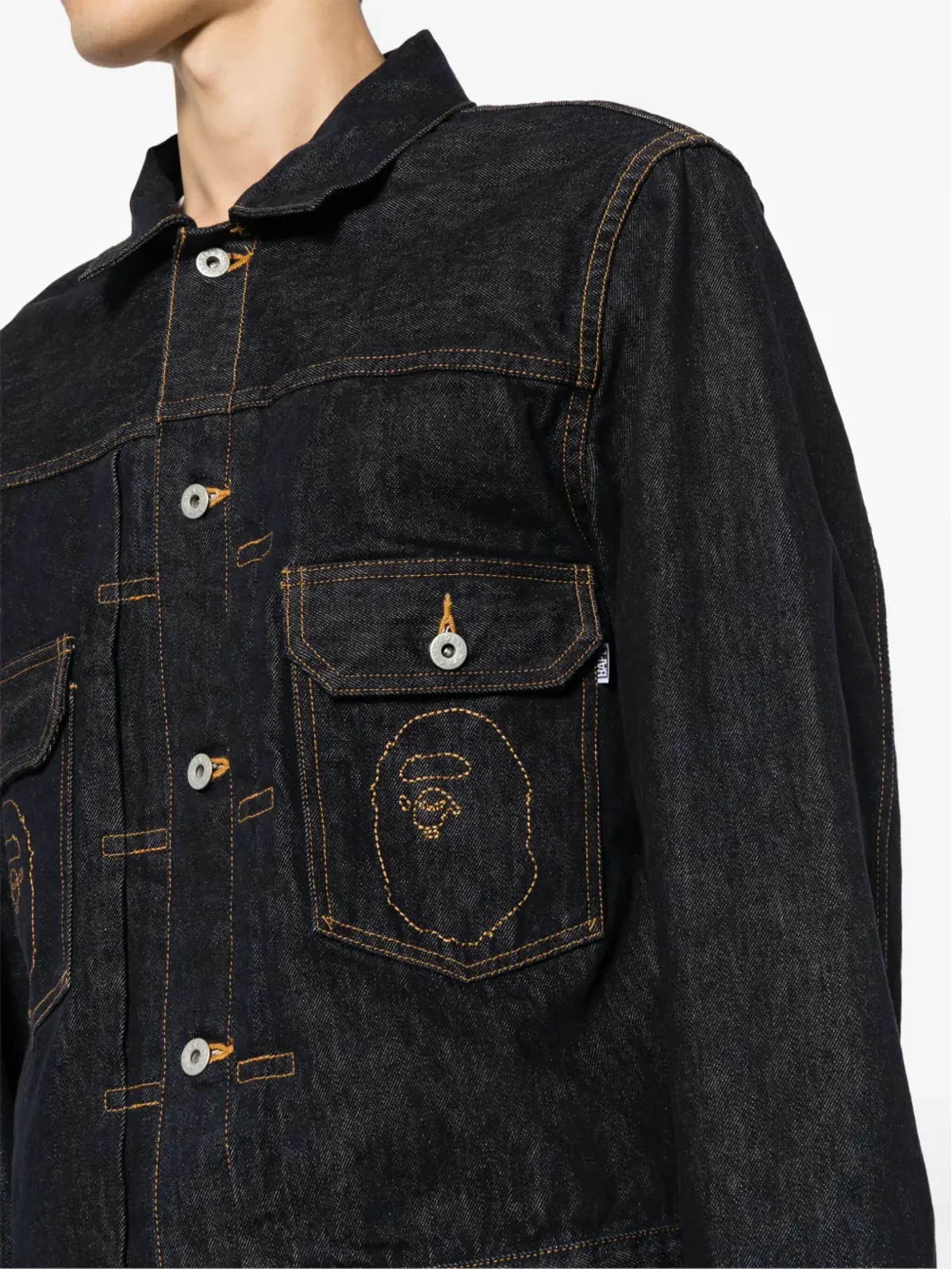 A BATHING APE® Ape Head デニムジャケット - 画像5