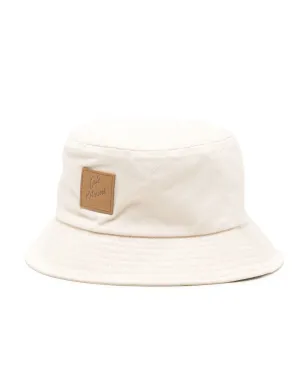 CAFÉ KITSUNÉ ロゴアップリケ付きバケットハット - サムネイル1