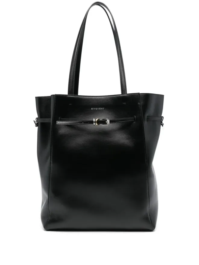 Givenchy Givenchy ミディアム Voyou レザー トートバッグ - ブラックの商品画像