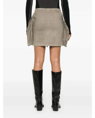 Rick Owens DRKSHDW Babel ミニスカート - ブラウン - サムネイル4