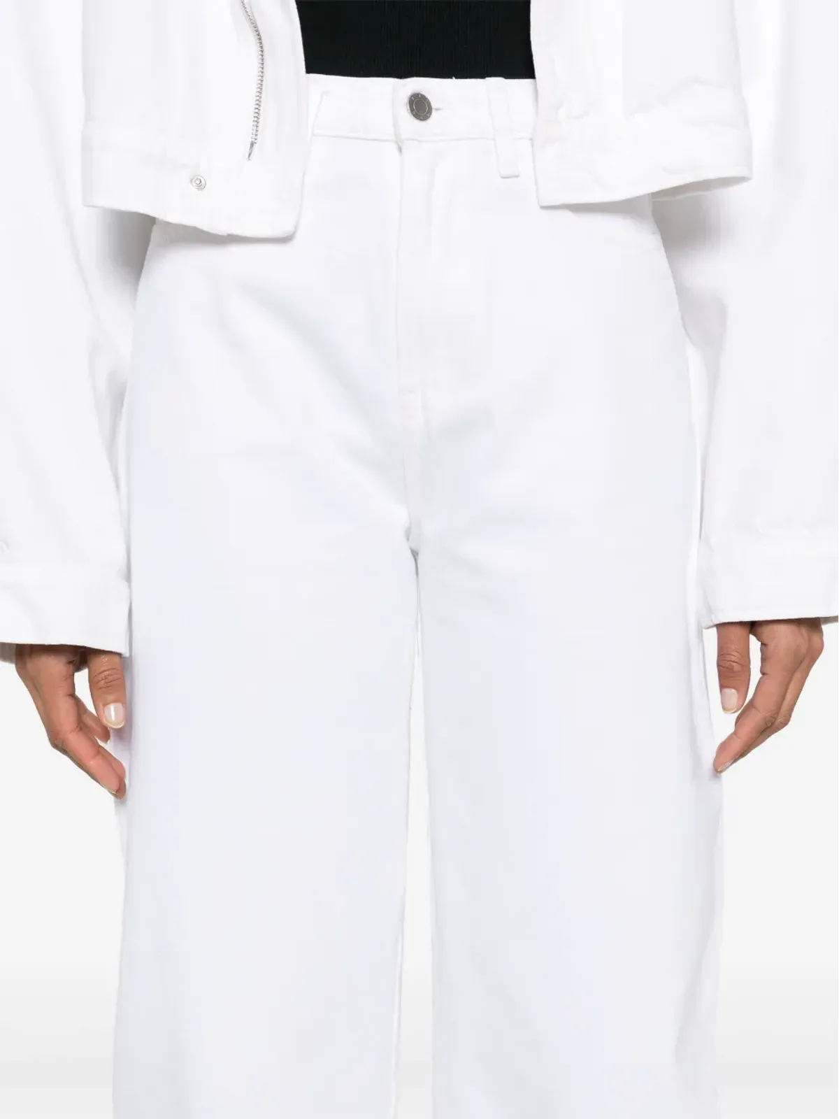 3x1 Nicole tapered jeans - White - 画像5