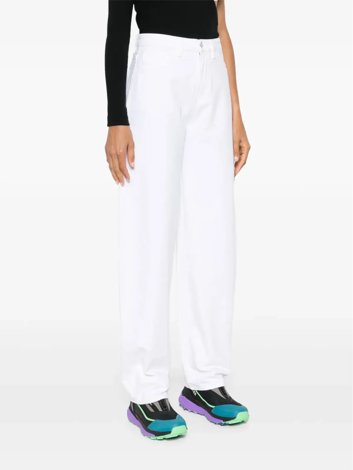3x1 Nicole tapered jeans - White - 画像3