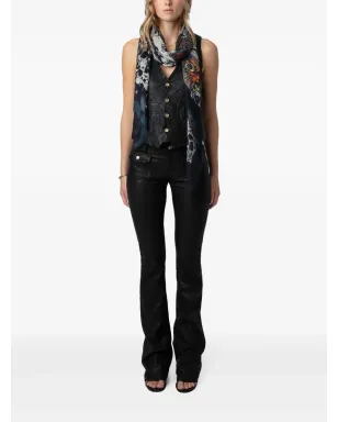 Zadig&Voltaire ケリー プリント モーダルスカーフ - サムネイル4