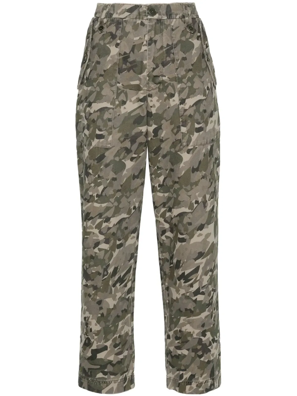 Zadig&Voltaire カモフラージュ柄コットンパンツ - Green - 画像1