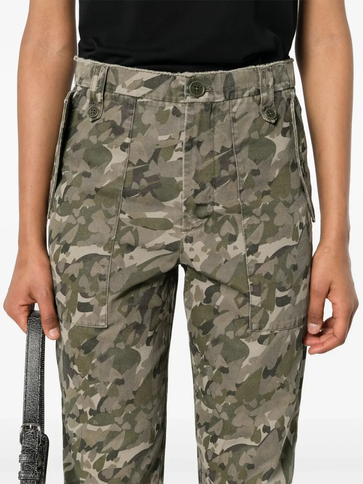Zadig&Voltaire カモフラージュ柄コットンパンツ - Green - 画像5