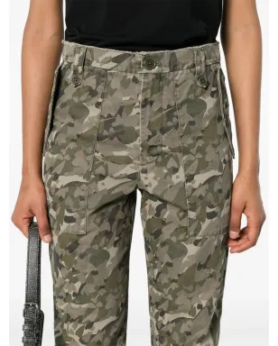 Zadig&Voltaire カモフラージュ柄コットンパンツ - Green - サムネイル5