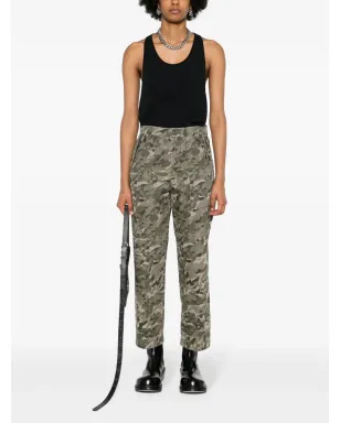 Zadig&Voltaire カモフラージュ柄コットンパンツ - Green - サムネイル2