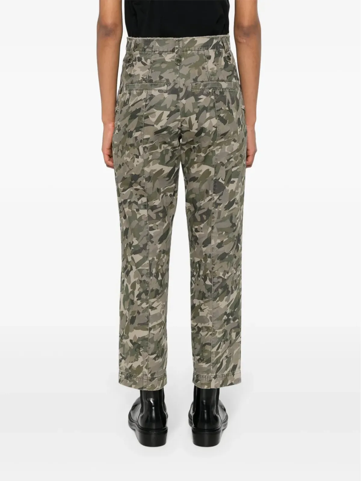Zadig&Voltaire カモフラージュ柄コットンパンツ - Green - 画像4