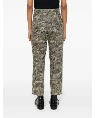 Zadig&Voltaire カモフラージュ柄コットンパンツ - Green - サムネイル4