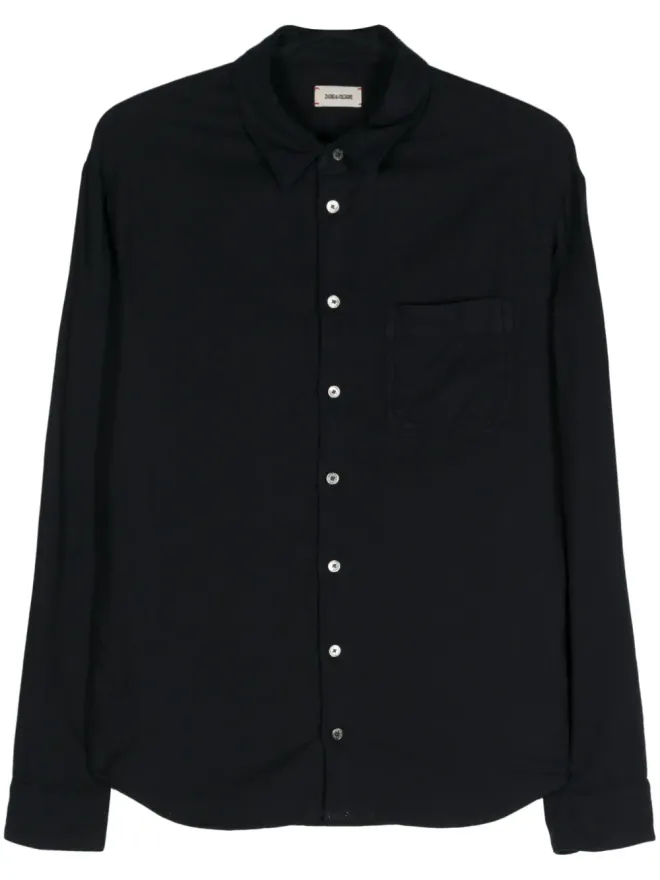 Zadig&Voltaire Zadig&Voltaire Tyrona長袖シャツ - ブルーの商品画像