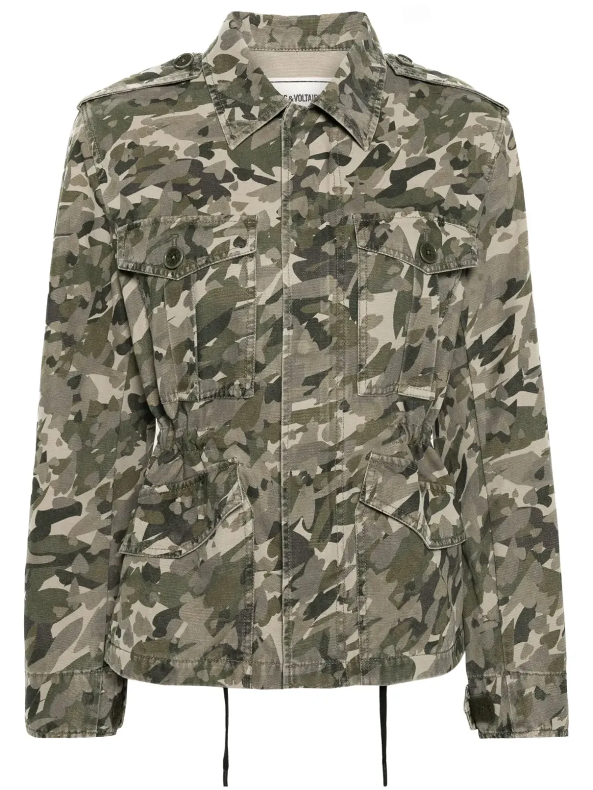 Zadig&Voltaire Krisa カモ柄コットンジャケット - 画像1