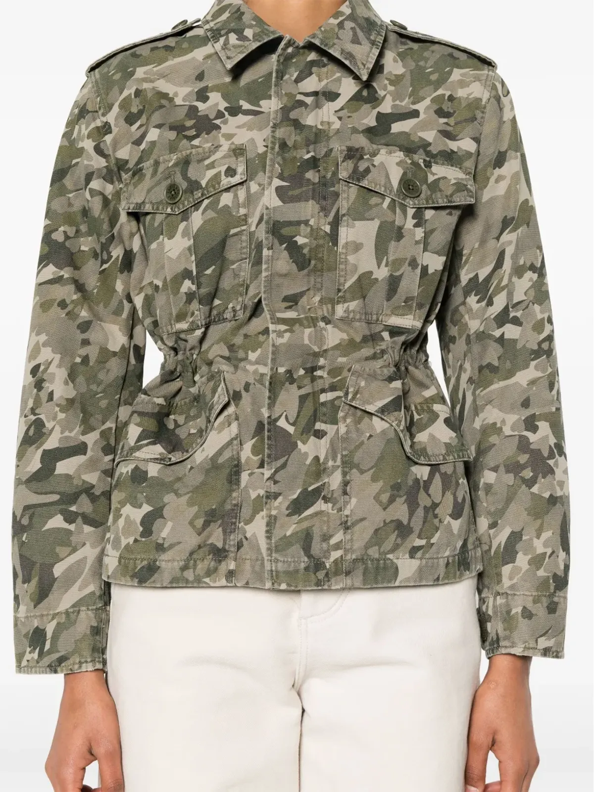 Zadig&Voltaire Krisa カモ柄コットンジャケット - 画像5