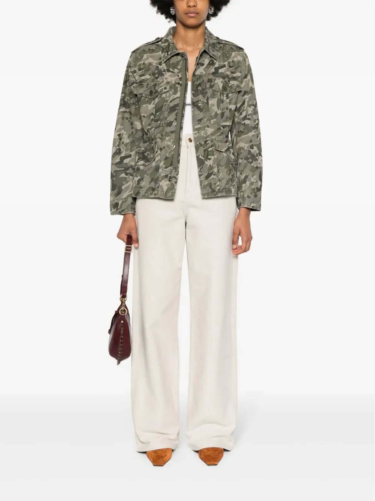 Zadig&Voltaire Krisa カモ柄コットンジャケット - 画像2