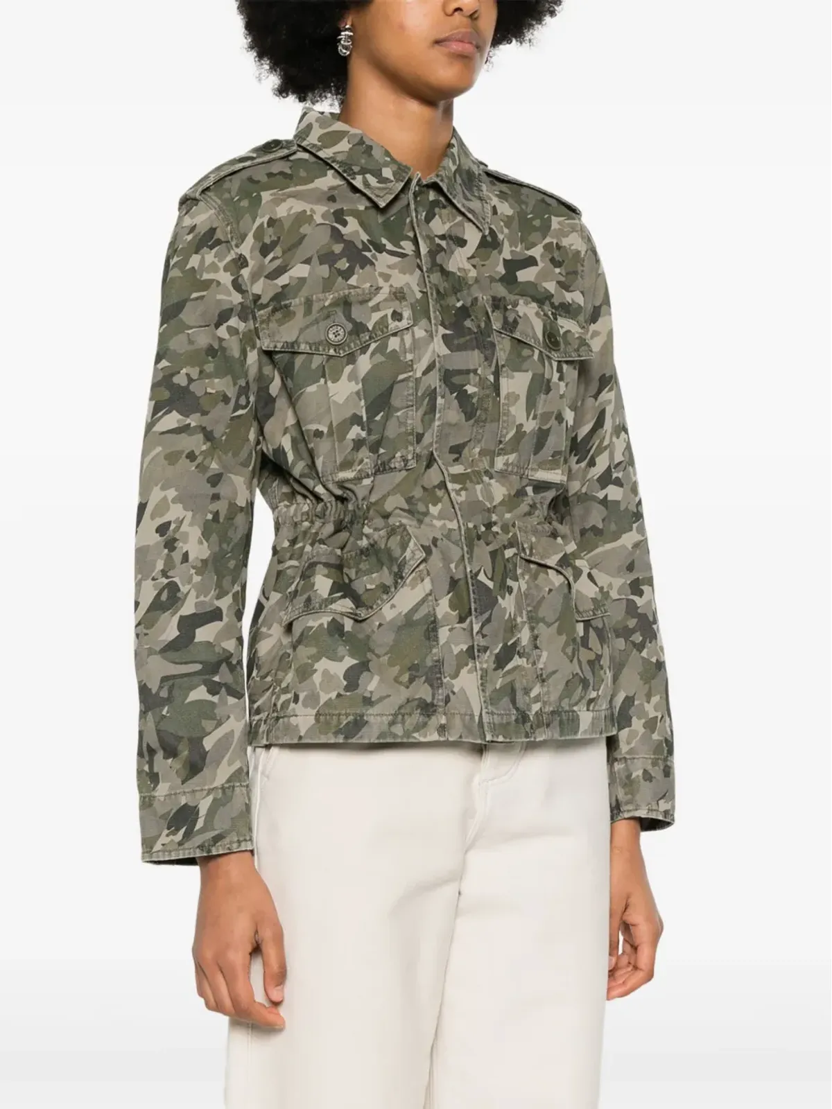 Zadig&Voltaire Krisa カモ柄コットンジャケット - 画像3