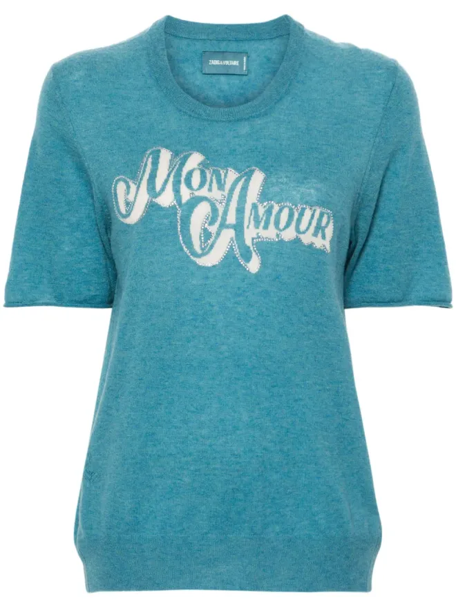 Zadig&Voltaire Zadig&Voltaire Ida クリスタル装飾の編みトップの商品画像