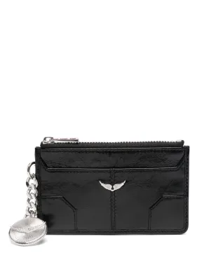 Zadig&Voltaire サニー レザー カードホルダー ブラック - サムネイル1