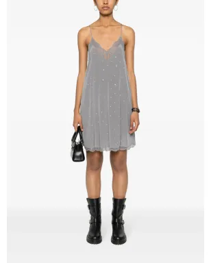 Zadig&Voltaire リスティズ ラインストーン装飾 ミニドレス - サムネイル2