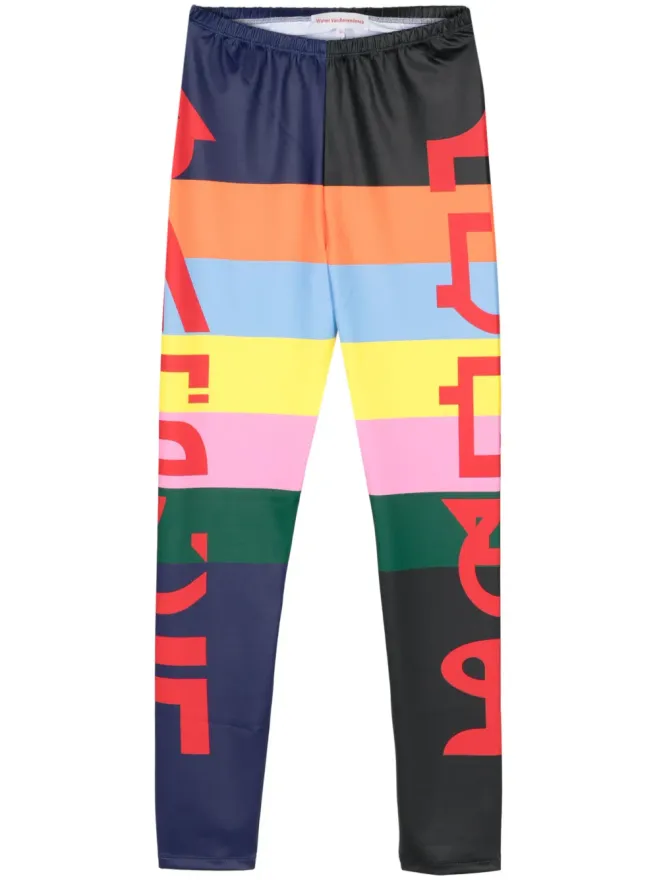 Walter Van Beirendonck Walter Van Beirendonck Cosmic Dancer グラフィックプリント レギンスの商品画像