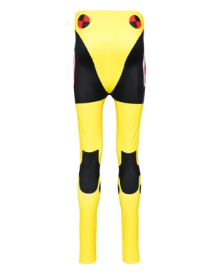 Walter Van Beirendonck ダミー・バイク レギンス（イエロー） - サムネイル2